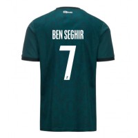 Maglia Calcio AS Monaco Eliesse Ben Seghir #7 Seconda Divisa 2024-25 Manica Corta